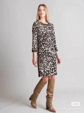 5F LIOLA利奥拉 豹纹连衣裙
