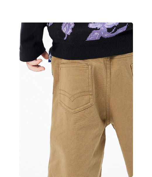 JNBY  23年春款  复古文艺范七分阔腿裤  YN2E12270 商品图4