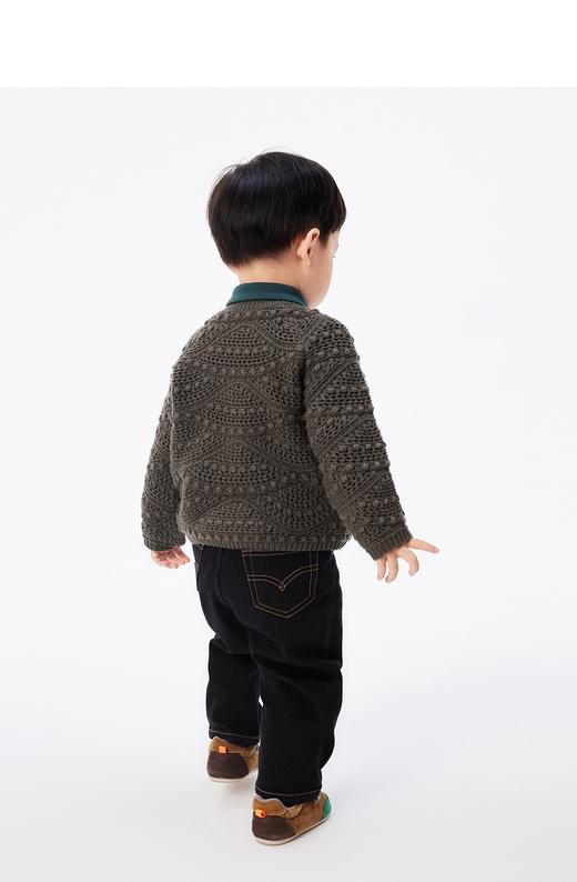 JNBY  23年春款  巴兰素羊毛短款开襟毛衫  YN2312480 商品图5