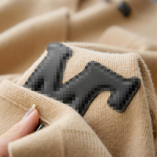 SJJ-羊毛V领长袖针织开衫毛衣 商品图2