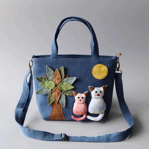 非遗古法扎染手提挎包 商品图0