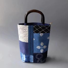 非遗古法扎染手提包