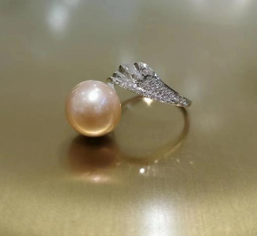 5F 灏润珠宝 时尚珍珠戒指 商品图0