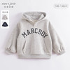马克珍妮春装新款 男童时尚学院风落肩连帽卫衣230108 商品缩略图0