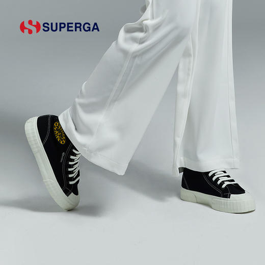 SUPERGA22年新款高帮鞋女百搭小众超火秋季情侣鞋时尚帆布鞋2996 商品图4