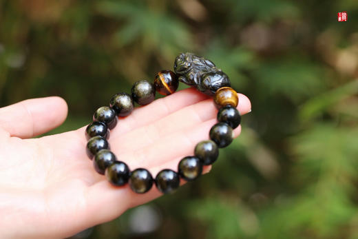 金曜石貔貅手串    搭配黄虎眼石 商品图2