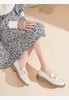 卡迪娜23年春季新款饰扣简约女单鞋经典中跟深口乐福鞋KS230506 商品缩略图1