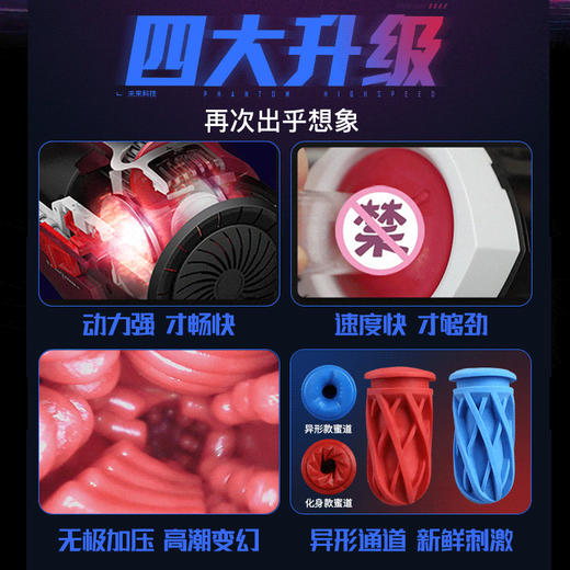 雷霆暴风未来舱708全自动飞机杯【男用飞机杯 成人情趣性玩具】 商品图3