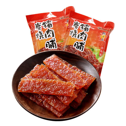 广州酒家 炭烧猪肉脯(什锦味)180g*2袋 熟食猪肉干独立小包混合肉类零食 商品图1