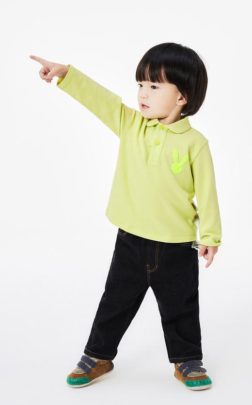 JNBY  23年春款  活性染色工艺牛仔长裤  YN2E11240 商品图0