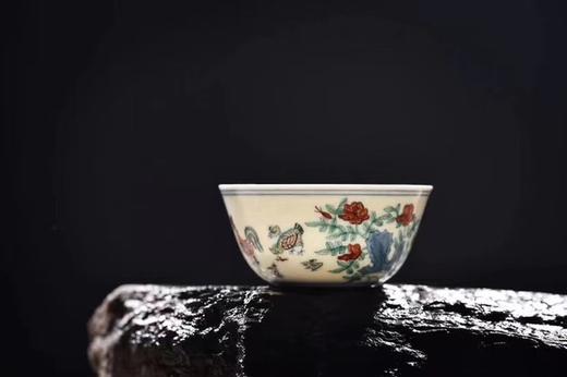 涂杏花斗彩鸡缸杯 商品图0