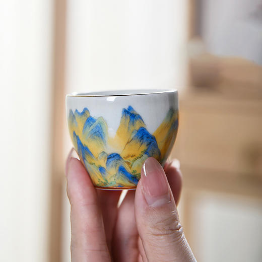 成艺 陶瓷主人杯 单杯家用男女士品茗杯个人专用功夫小茶杯茶盏轻奢礼盒 商品图4