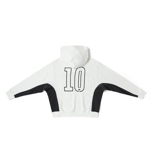 Kappa卡帕套头帽衫2023新款男拼接运动卫衣休闲长袖时尚印花外套K0D12MT04 商品图1