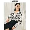 VIMAGE纬漫纪春季新品修身显瘦百搭印花小上衣V1913505 商品缩略图0