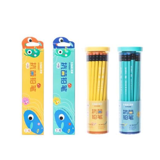 爆款主推铅笔小学生三角杆书写铅笔矫正握姿带橡皮铅笔 商品图4