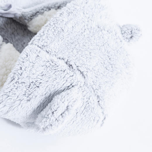 贝贝怡儿童保暖马甲双面珊瑚绒男女宝宝秋冬加厚带帽马夹 商品图7