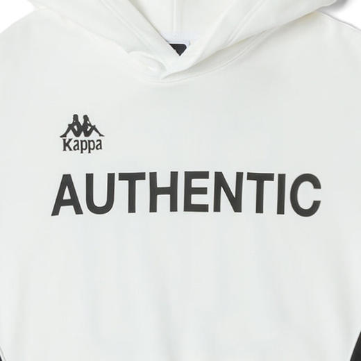 Kappa卡帕套头帽衫2023新款男拼接运动卫衣休闲长袖时尚印花外套K0D12MT04 商品图3