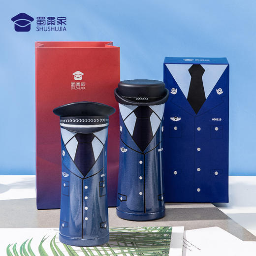 【实付满199送钥匙扣】【制服保温杯（可定制）】制服款不锈钢保温杯男女大容量水杯创意喝水杯子 商品图2