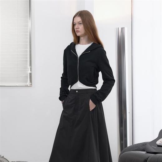    NUTH“悬置沙漏"｜短款连帽卫衣修身显瘦拉链开衫外套 商品图0