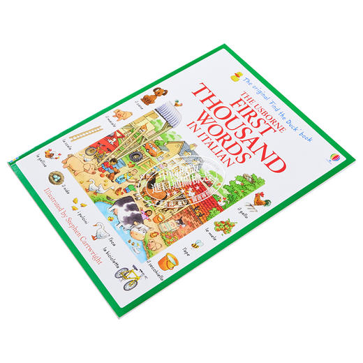 【中商原版】看图识1000意大利语单词 意大利文原版 英文意大利文双语 小语种 First Thousand Words in Italian 商品图2