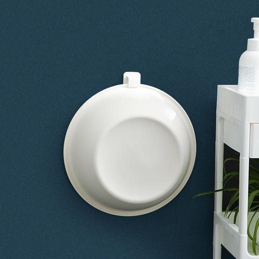 FaSoLa脸盆挂钩2枚免打孔卫生间收纳钩浴室洗澡浴盆墙上壁挂盆子神器 商品图9