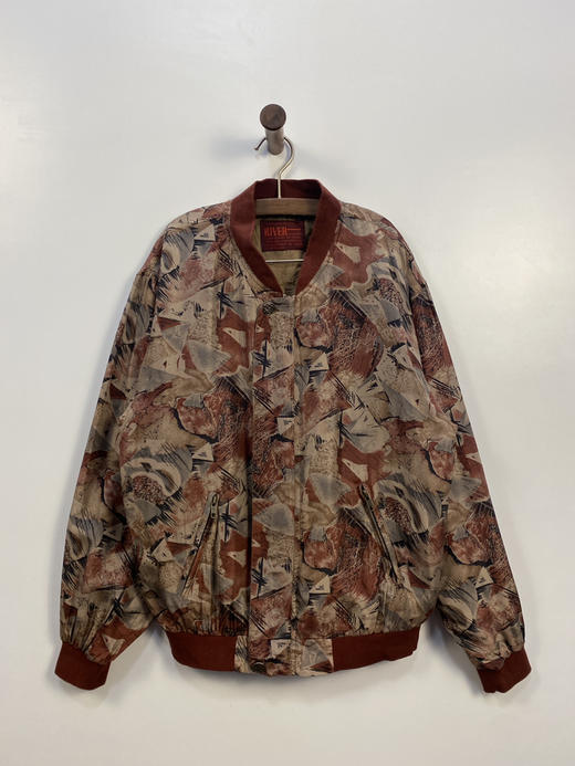 80年代 Vintage RIVER 丝绸 运动外套 _SJK(S) 商品图1