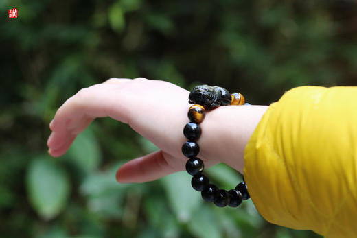 金曜石貔貅手串    搭配黄虎眼石 商品图6