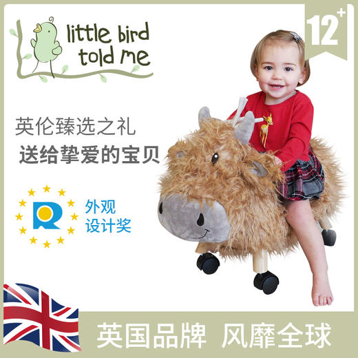 【YYXJ]英国little bird told me【小牛莫伯特】扭扭车儿童溜溜车宝宝玩具车万向轮防侧翻1岁+-【玩具】 商品图1