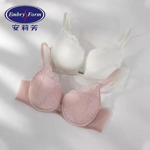 安莉芳专柜新品厚杯小胸聚拢文胸女士性感上托蕾丝内衣EB00585 商品图4