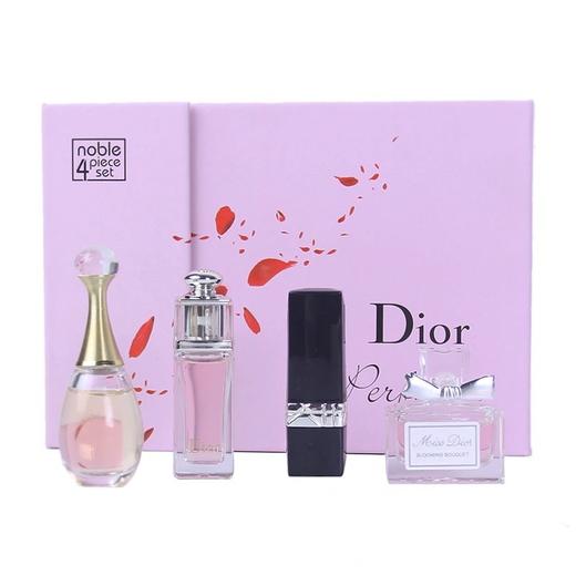 【品牌授权】情人节礼物 生日礼物 纪念日迪奥口红+香水四件套盒 商品图2