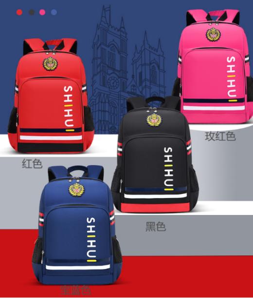 【开学季产品】英伦风大容量儿童书包+赠送笔盒 商品图0