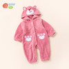 贝贝怡婴儿连体衣秋冬加绒保暖女宝宝哈衣爬服连帽衣服外穿冬装 商品缩略图10