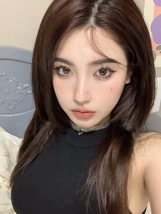 if alice 美瞳半年抛 酒心奶褐 直径14.5mm着色13.8mm 商品图1