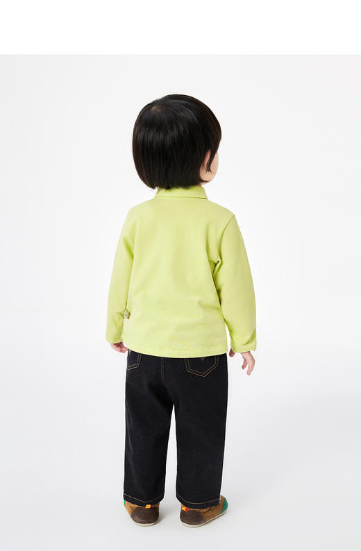 JNBY  23年春款  经典长袖POLO 杉   YN2112670 商品图7