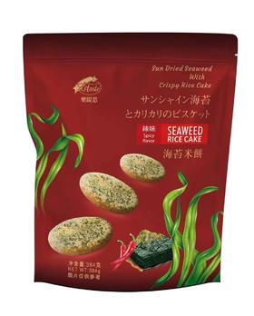 乐缇思 海苔米饼（香辣味）| 饼干糕点 384g