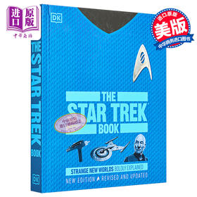 预售 【中商原版】DK 星际迷航 百科 新版 The Star Trek Book New Edition 英文原版 Paul J Ruditis 星际旅行 科幻电影