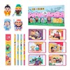 Q版三国铅笔文具套装椴木六角杆铅笔PVC点胶橡皮成语卡片 商品缩略图4