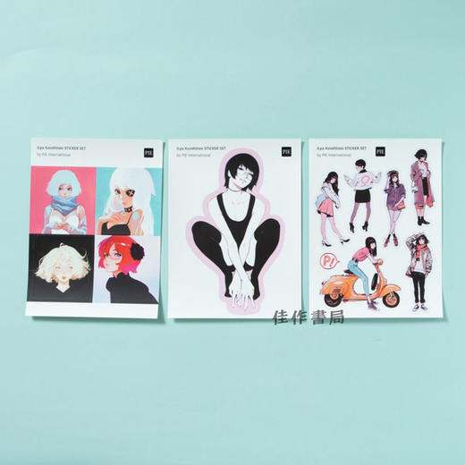 Ilya Kuvshinov Sticker Set  / 伊利亚·库布西诺夫贴纸套装  イリヤ?クブシノブ ステッカーセット 商品图3