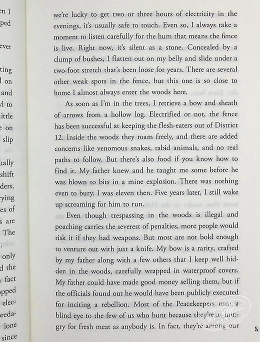 饥饿游戏 美版 英文原版小说三部曲 全套1-3册 The Hunger Games Trilogy 电影原著正版小说书籍 燃烧的女孩 嘲笑鸟 科幻小说 商品图4