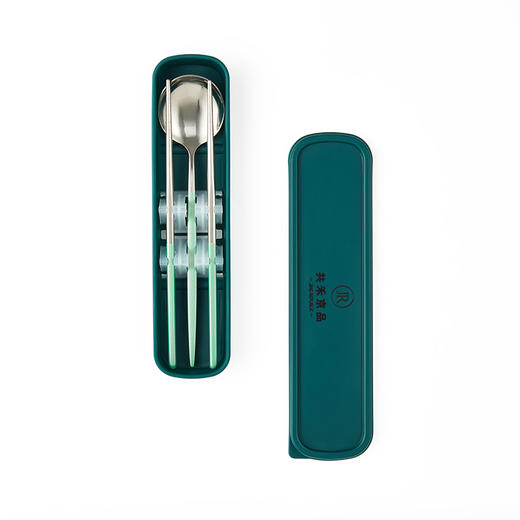 共禾京品304不锈钢单人装便携餐具筷勺2件套 商品图10