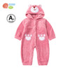 贝贝怡婴儿连体衣秋冬加绒保暖女宝宝哈衣爬服连帽衣服外穿冬装 商品缩略图6