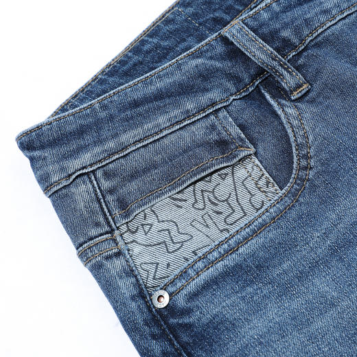 【断码清仓】HX 春季水洗牛仔长裤S201310002101 商品图9