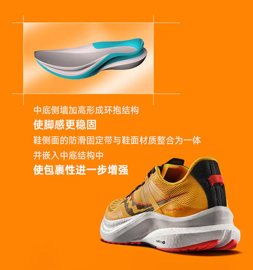 新款Saucony索康尼TEMPUS坦途男鞋冬季跑步鞋稳定支撑轻量马拉松 商品图2