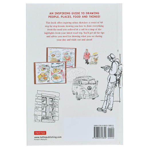 预售 【中商原版】Sketch Your World 进口艺术 素描你的世界 商品图1