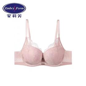 安莉芳专柜新品厚杯小胸聚拢文胸女士性感上托蕾丝内衣EB00585