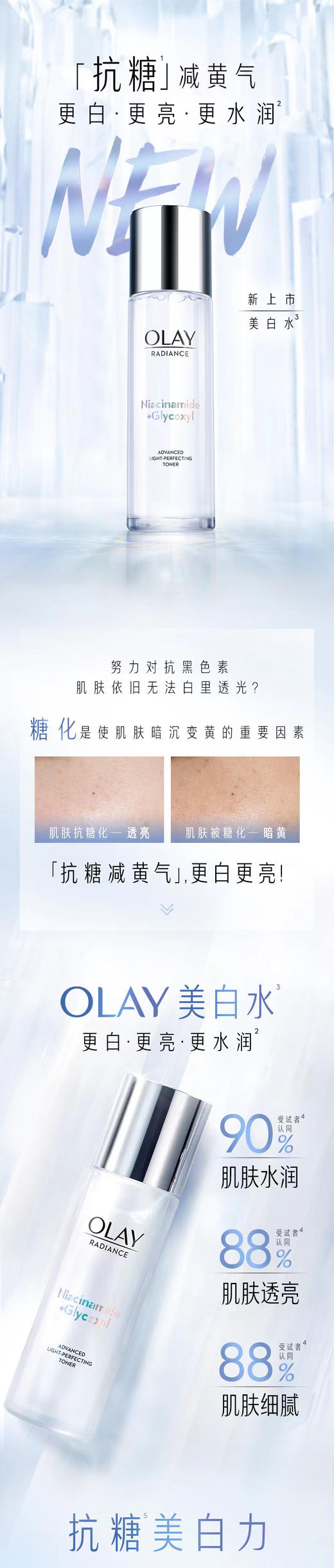 【玉兰油】水感透白光曜精华水150ml 商品图1