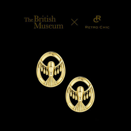 【刘恋同款】大英博物馆联名系列 Retro Chic 飞鹰耳环 商品图3