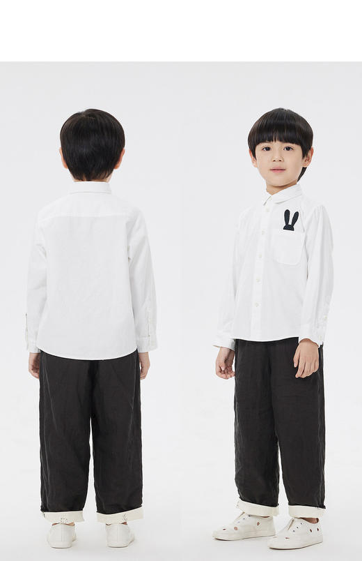 JNBY  23年春款  宽松翻领长袖衬衣  1N2212300 商品图7