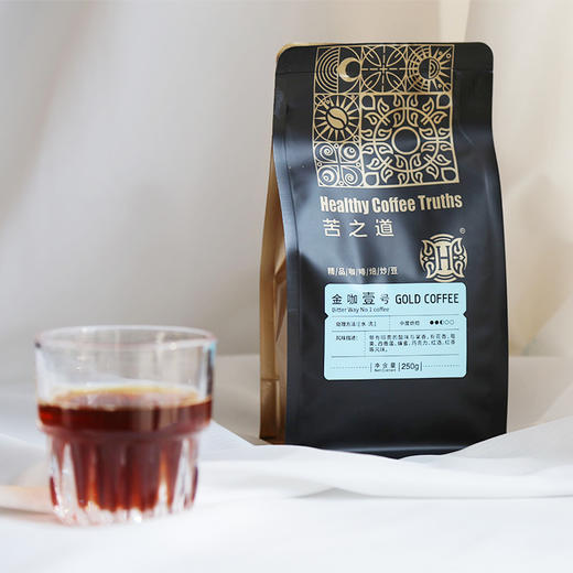 苦之道牌金咖壹号咖啡豆250g/袋 商品图0