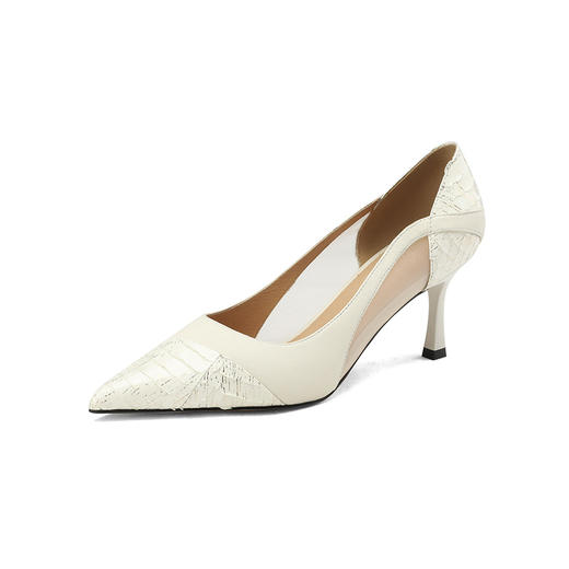 网纱高跟鞋女，新款粉色仙女风尖头细跟婚纱新娘鞋婚鞋伴娘夏季ZF3390 商品图4